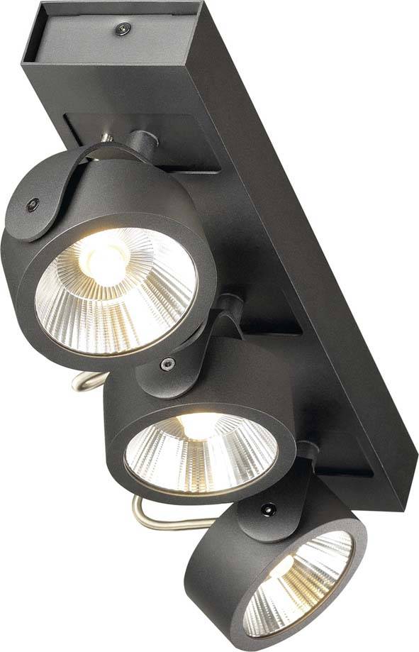 SLV 1000131 LED-Deckenleuchte 47W Schwarz