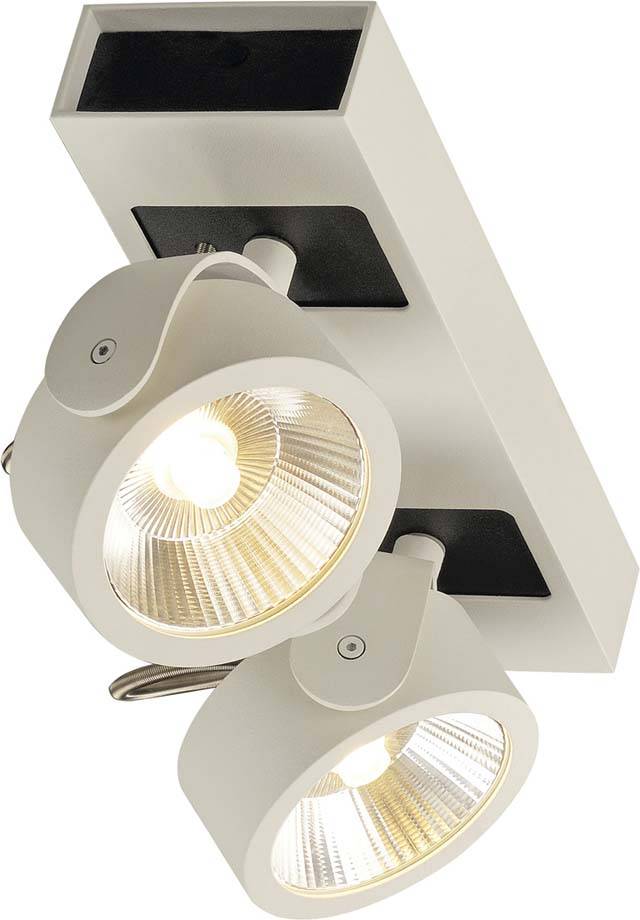 SLV 1000130 LED-Deckenleuchte 31W Weinrot, Schwarz