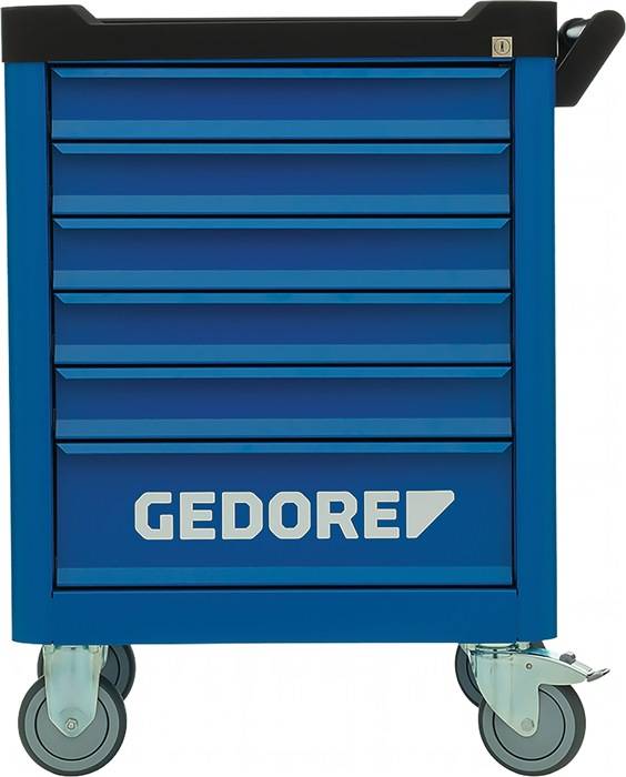 Gedore 3100707 Werkstattwagen Stahlblech Herstellerfarbe: Blau