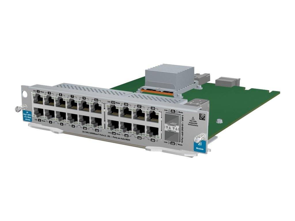 Switch HP J9548A HPE 20-port Gig-T / 2-port SFP+ v2 zl Mod