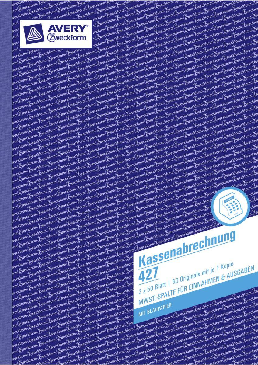 Kassenabrechnung,DIN A4,2x50 Blatt