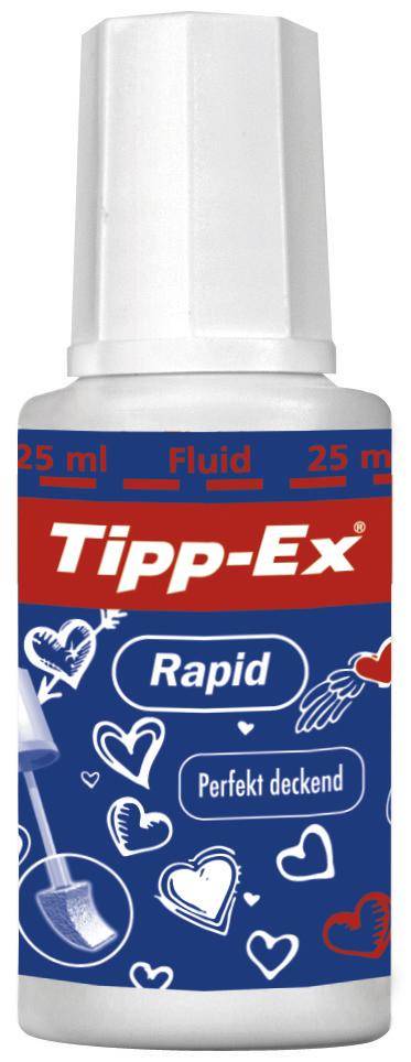 Korrekturflüssigkeit Rapid weiß 25ml
