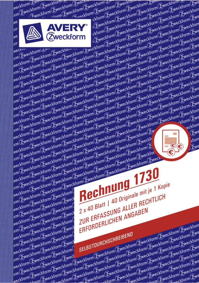Rechnung,DIN A5,2x40 Blatt