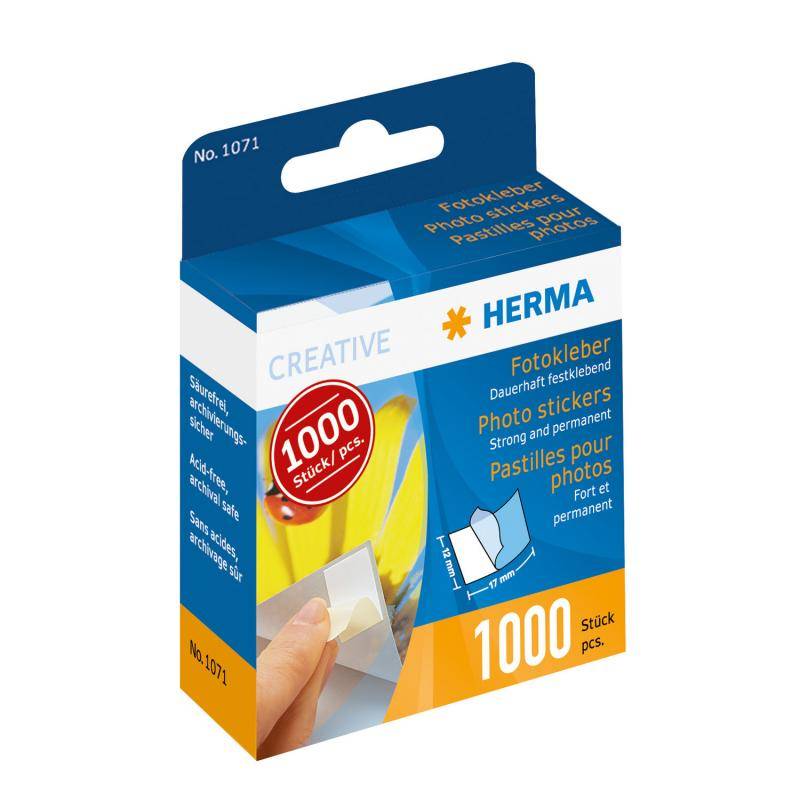 HERMA - Montagekleber - 1.2 x 1.7 cm - Dauerhaft (Packung mit 1000)