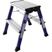 Krause 130082 Aluminium Doppel-Klapptritt klappbar Arbeitshöhe (max.): 2.45m Blau 1.7kg Krause 130082 Aluminium Doppel-Klapptritt klappbar Arbeitshöhe (max.): 2.45m Blau 1.7kg
