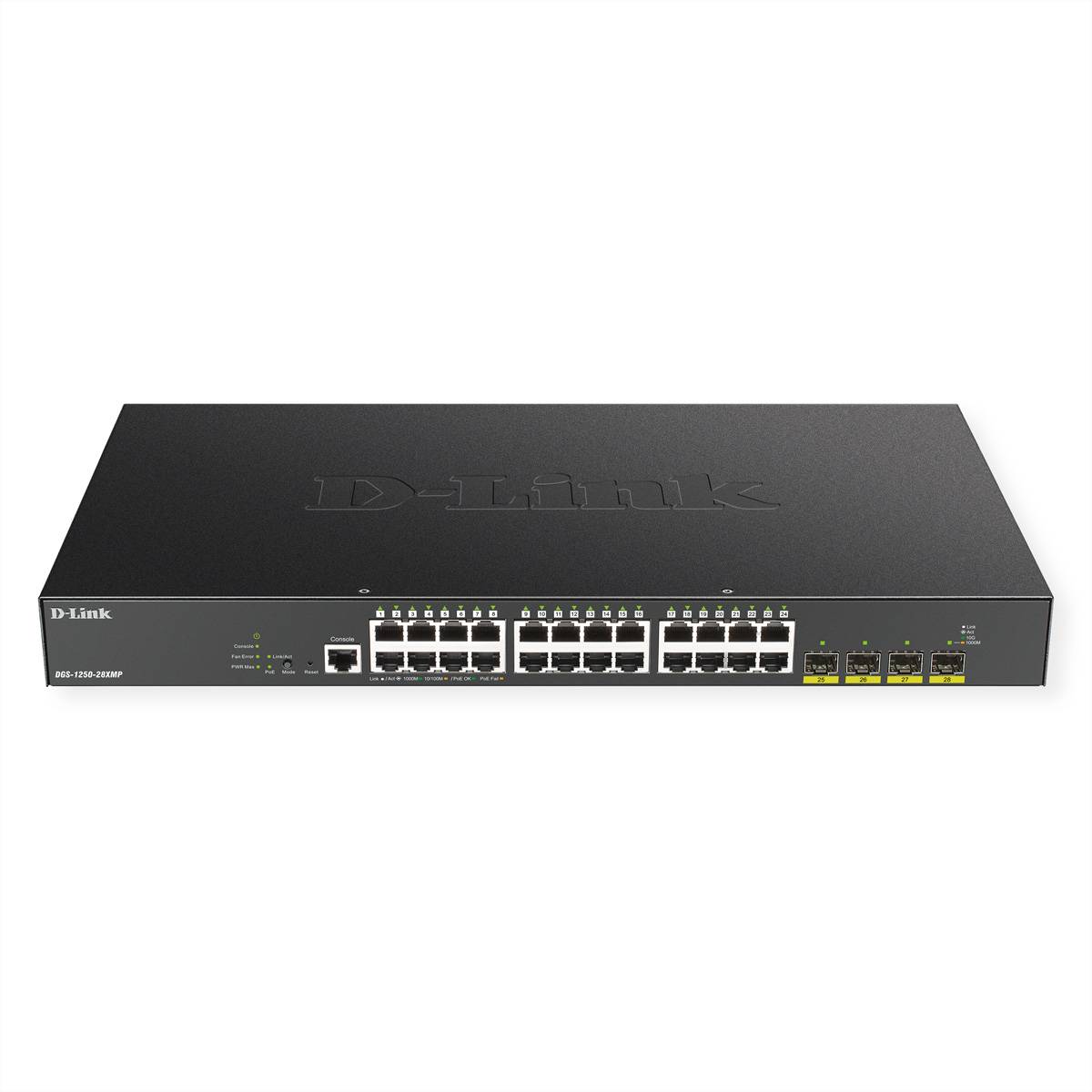 D-Link DGS-1250-28XMP Netzwerk Switch 28 Port 1 GBit/s