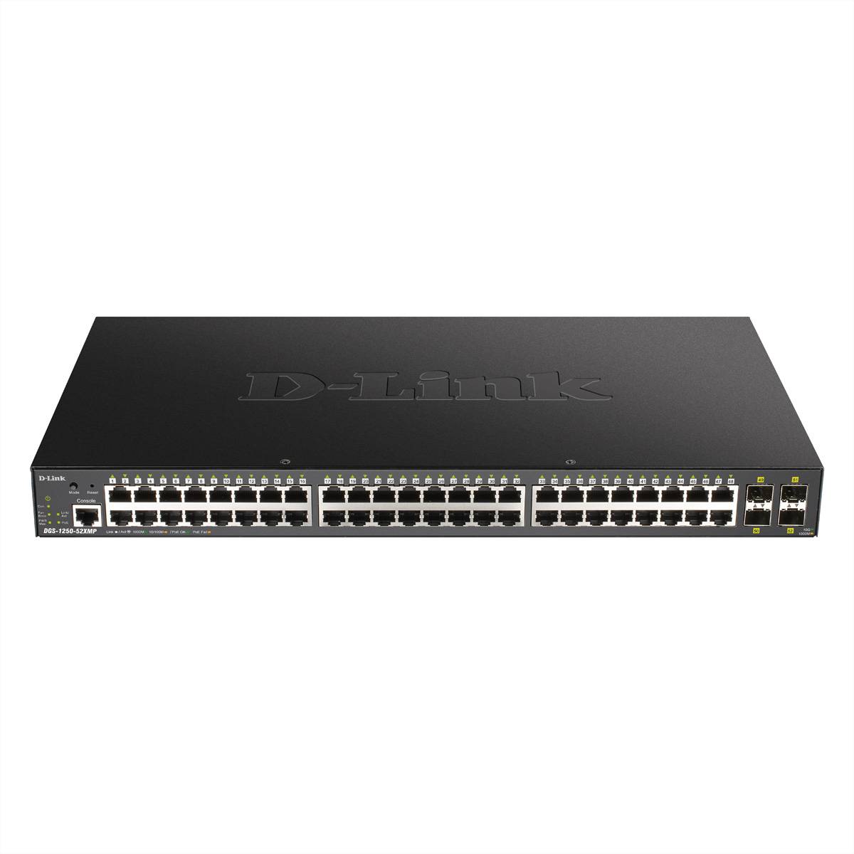 D-Link DGS-1250-52XMP Netzwerk Switch 52 Port 1 GBit/s