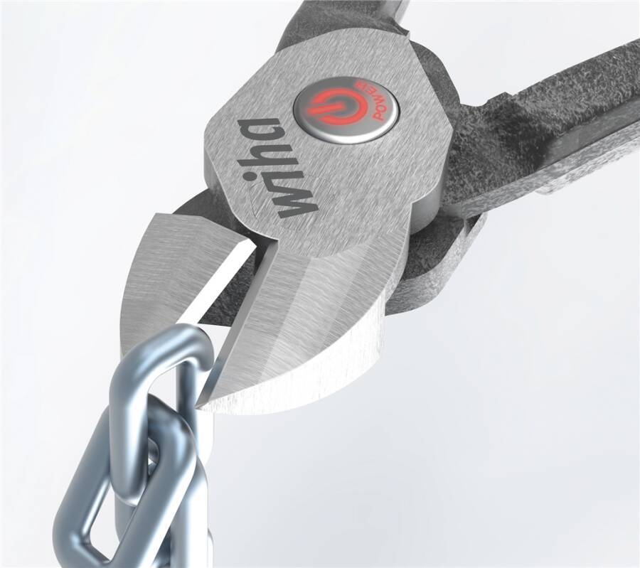 Wiha 38189 VDE Kraft-Seitenschneider mit Facette 200 mm