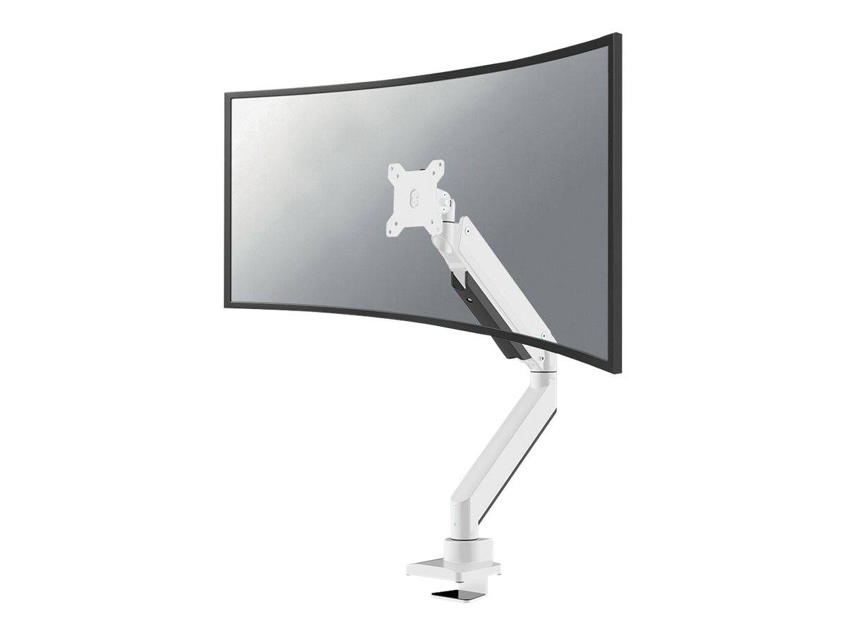 Neomounts NM-D775WHITEPLUS 1fach Monitor-Tischhalterung 25,4 cm (10") - 124,5 cm (49") Schwenkbar, Rotierbar, Neigbar Weiß