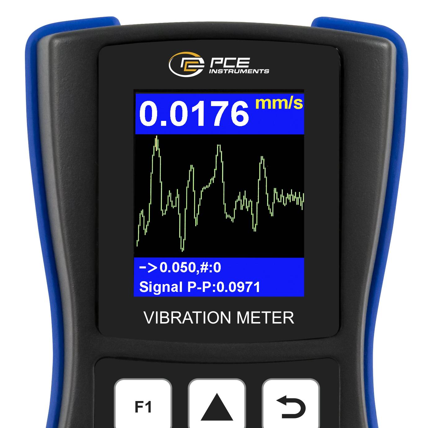 PCE Instruments Vibrationsmessgerät PCE-VM 20 Schwingbeschleunigung 0 … 200 m/s² |RMS |Peak-Peak |FFT-Analyse |ISO 10816