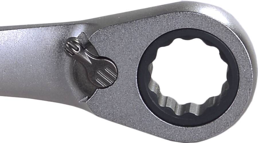 Ratschen-Ringmaulschlüssel umschaltbar 7823500173 SW 17 mm Länge 224 mm Ringhöhe 12 mm Ausführung mit Stoppring
