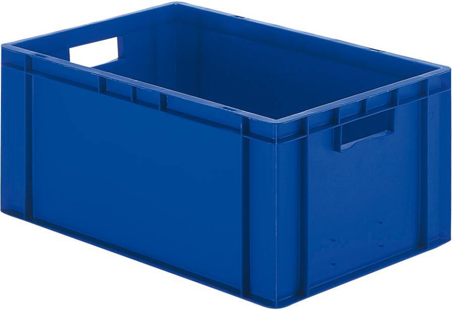 Transport- und Stapelbehälter mit Außenmaß B x L 400 x 600 / 600 x 800 mm 932118318 Farbe blau Ausführung Boden und Wänd