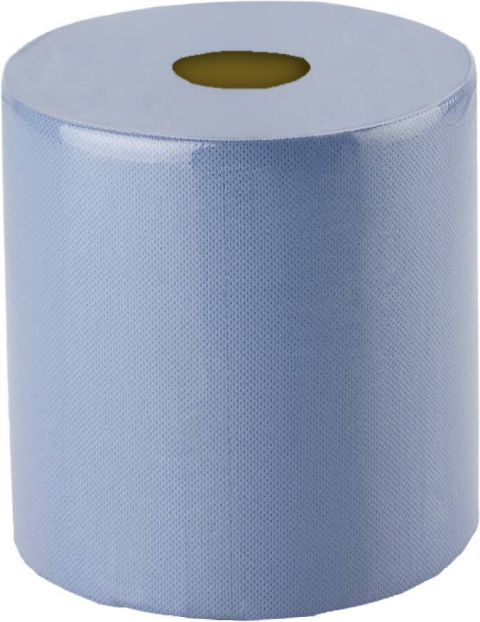 Putzpapier K-Rolle blau Großrolle 8945915 Blattmaß 36 x 38 cm Lagen 2 Ausführung randverleimt Blatt 1000 pro Rll Rollen