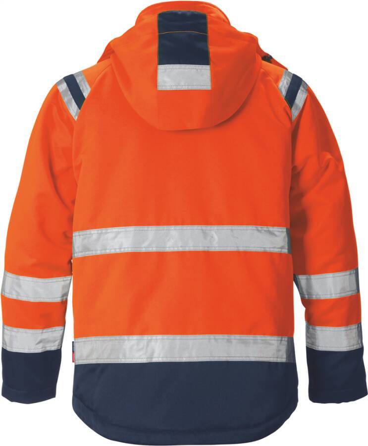 Warnschutz-Winterjacke HIGH VIS 4043 PP Klasse 3 119630-271-2XL Größe XXL Farbe warnorange / marine