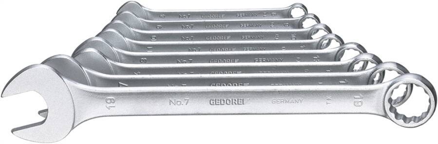 Ringmaulschlüsselsatz abgewinkelt GEDORE 6092850 SW 8, 9, 10, 11, 13, 14, 17, 19 mm Ausführung 8-tlg.