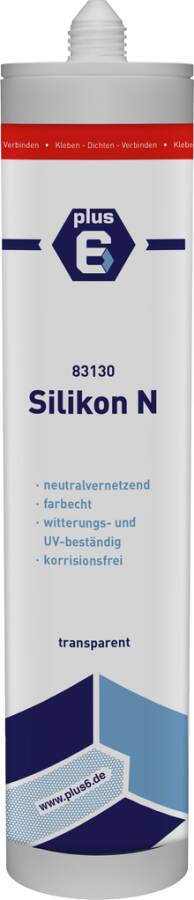 Silikon N plus6 neutralvernetzend 83130 Farbe transparent Ausführung Kartusche Inhalt 310 ml