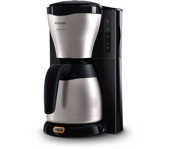 Philips Gaia HD 7546/20 schwarz Filterkaffeemaschine mit Thermoskanne