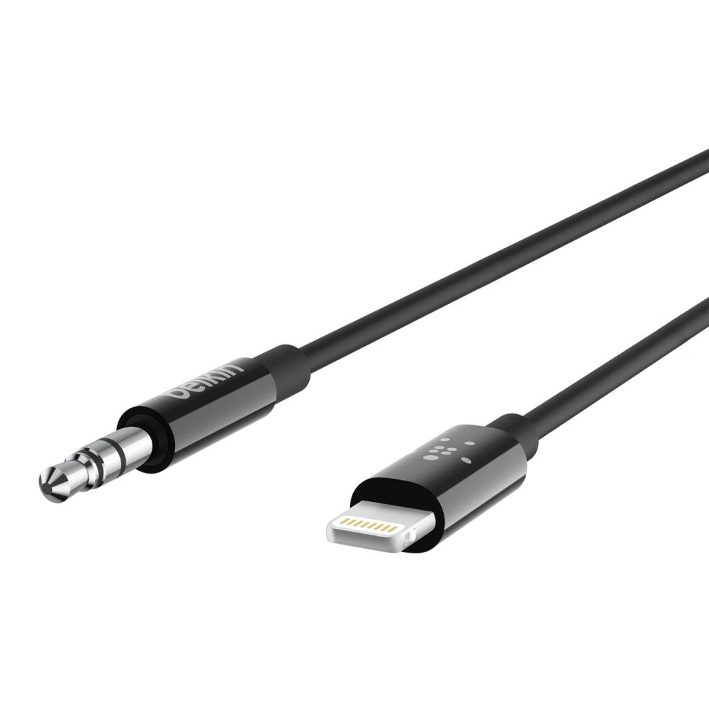 Belkin - Kabel Lightning auf Kopfhöreranschluss - Lightning männlich bis Stereo Mini-Klinkenstecker männlich - 91.4 cm -