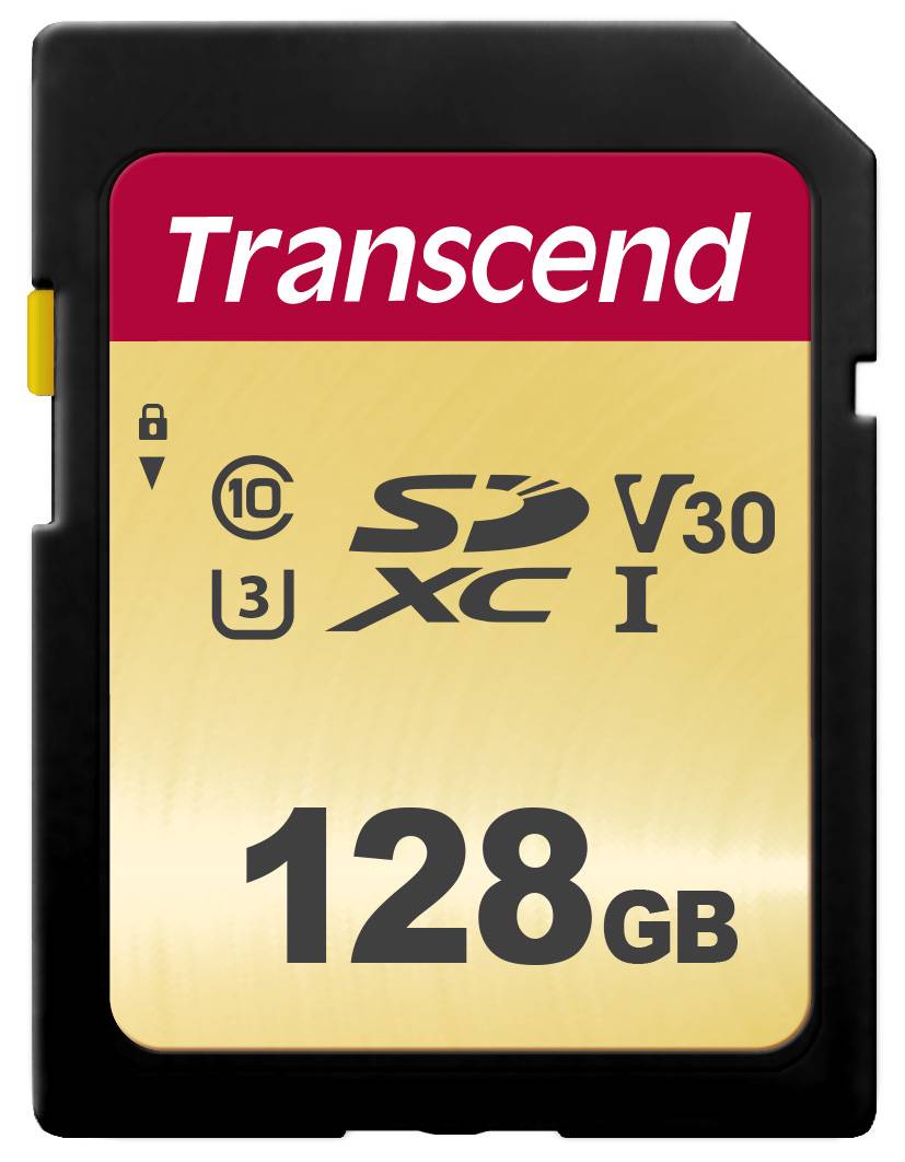 Transcend Premium 500S SDXC-Karte 128 GB Class 10, UHS-I, UHS-Class 3, v30 Video Speed Class
