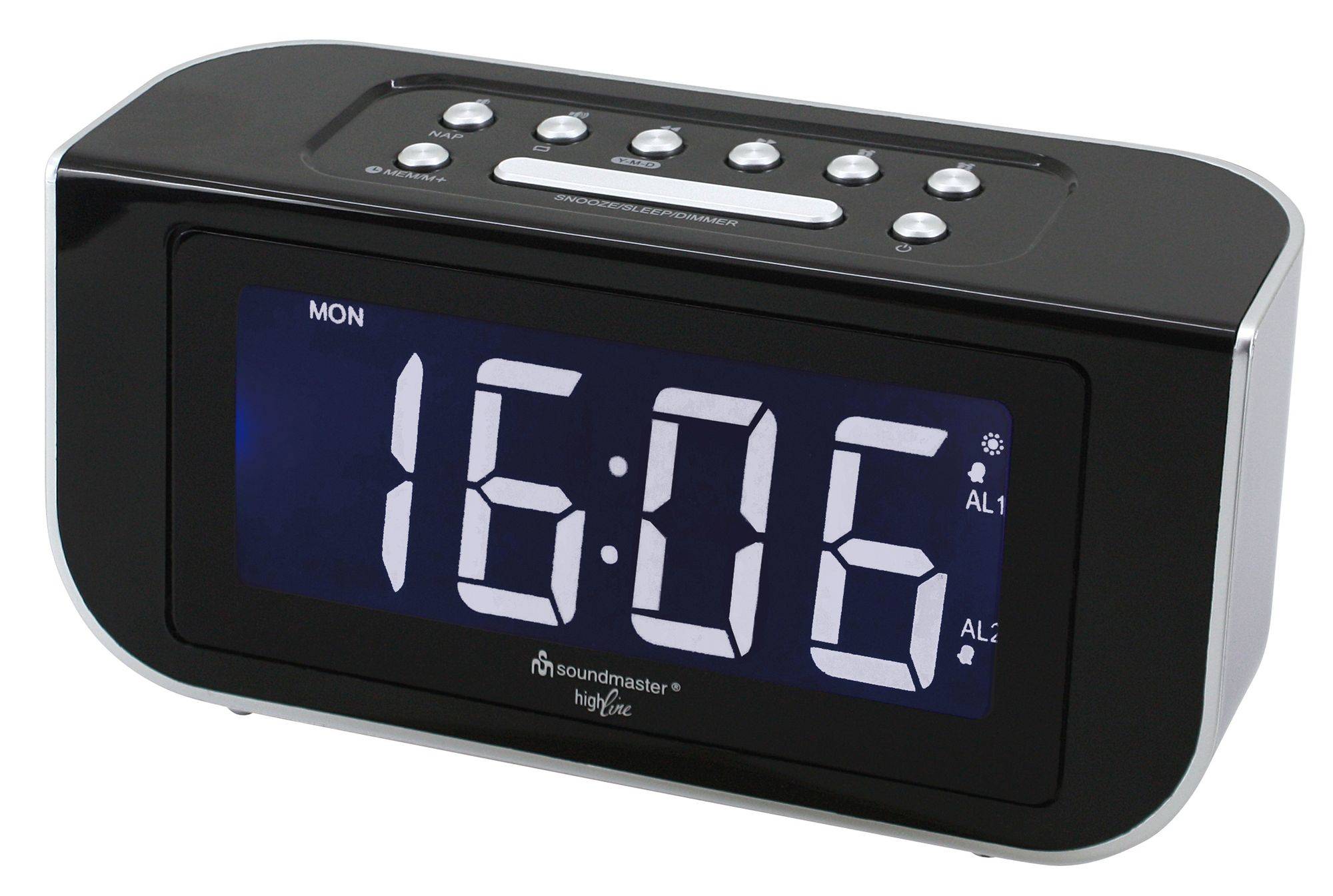 soundmaster FUR4005 Radiowecker UKW Schwarz