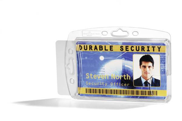Durable - Kartenhalter - für 54 x 85mm - durchsichtig (Packung mit 10)