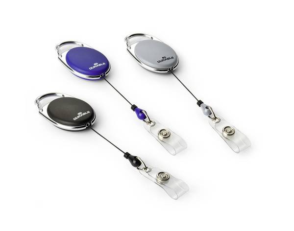 DURABLE Ausweishalter JoJo STYLE 832407 / dunkelblau 10 St./Pack.