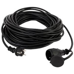 REV 0065509 Strom Verlängerungskabel 16 A Schwarz 50.00 m H05RR-F 3G 1,5 mm²