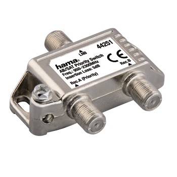Hama 44251 SAT-Switch 2-fach