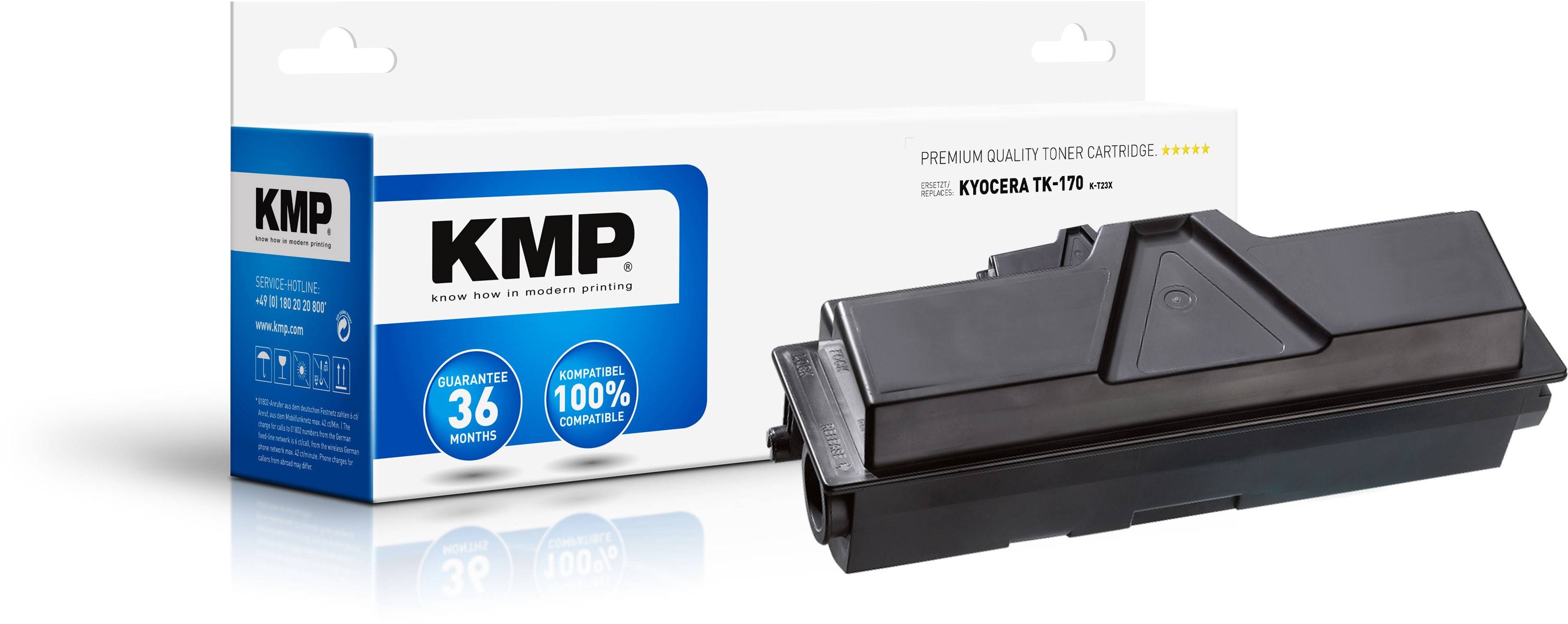 KMP Tonerkassette ersetzt Kyocera TK-170 Kompatibel Schwarz 14000 Seiten K-T23X