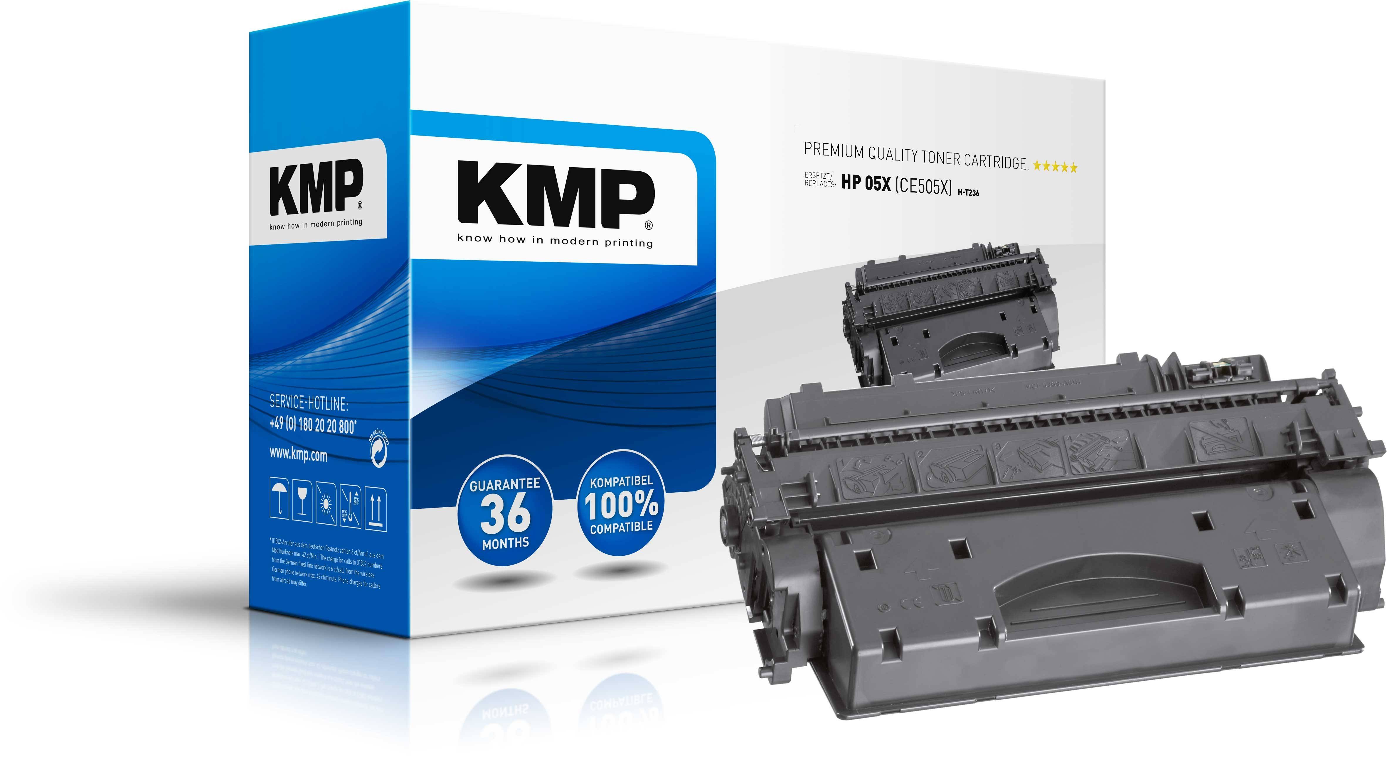 KMP Toner ersetzt HP 05X Kompatibel Schwarz 6500 Seiten H-T236 1217,8300