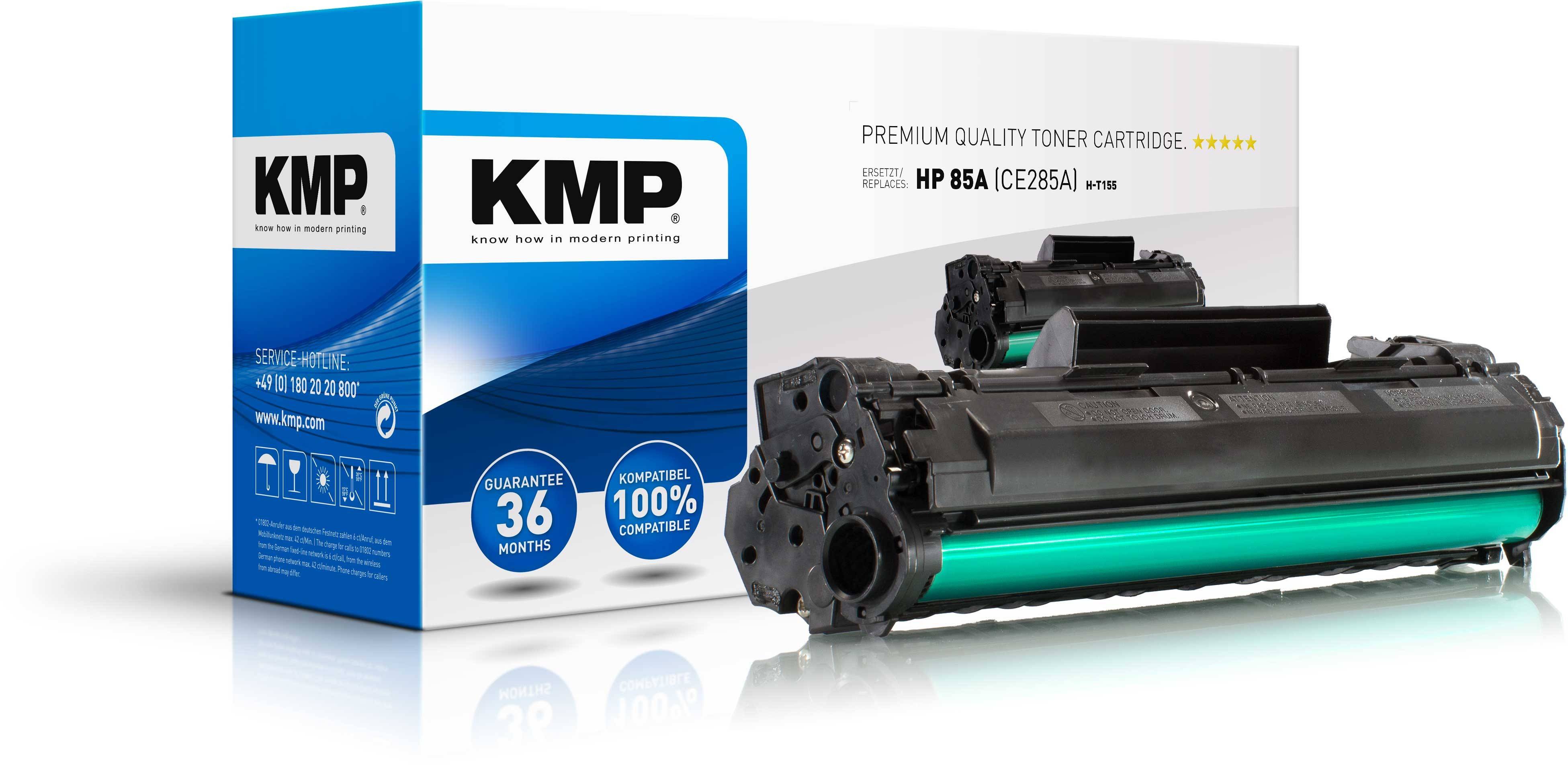 KMP Toner ersetzt HP 85A, CE285A Kompatibel Schwarz 1900 Seiten H-T154 1229,0000