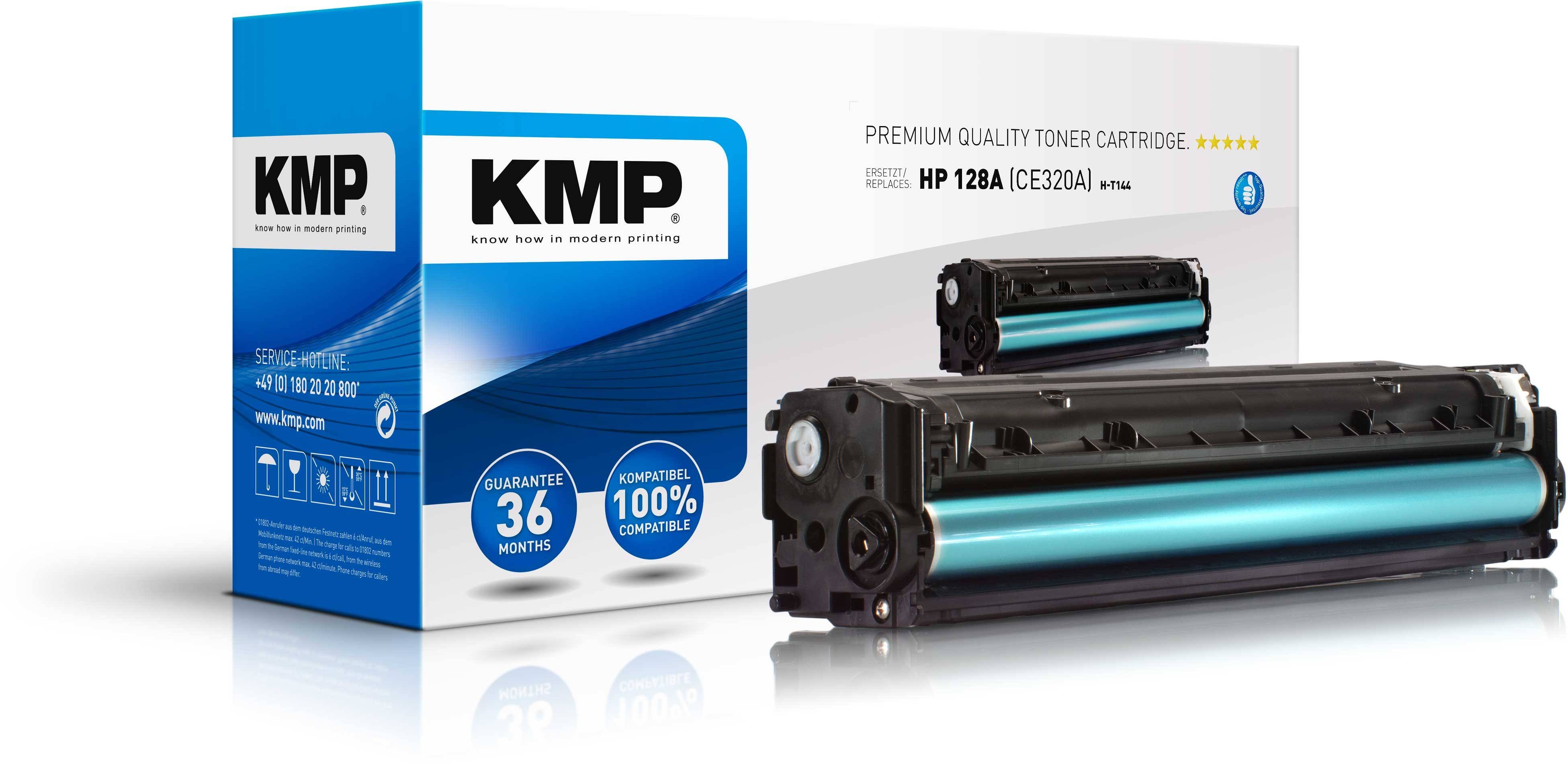 KMP Toner ersetzt HP 128A, CE320A Kompatibel Schwarz 2000 Seiten H-T144 1227,0000