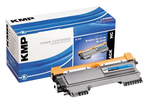 KMP Tonerkassette ersetzt Brother TN-2010, TN-2210, TN-2220, TN2010, TN2210, TN2220 Kompatibel Schwarz 2600 Seiten B-T47