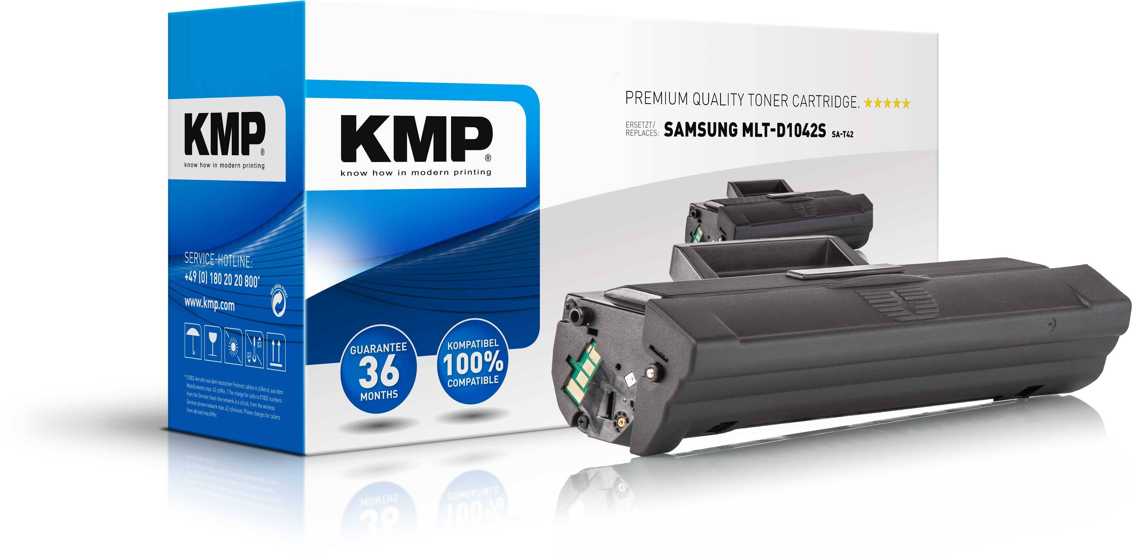 KMP Toner ersetzt Samsung MLT-D1042S Kompatibel Schwarz 1500 Seiten SA-T42