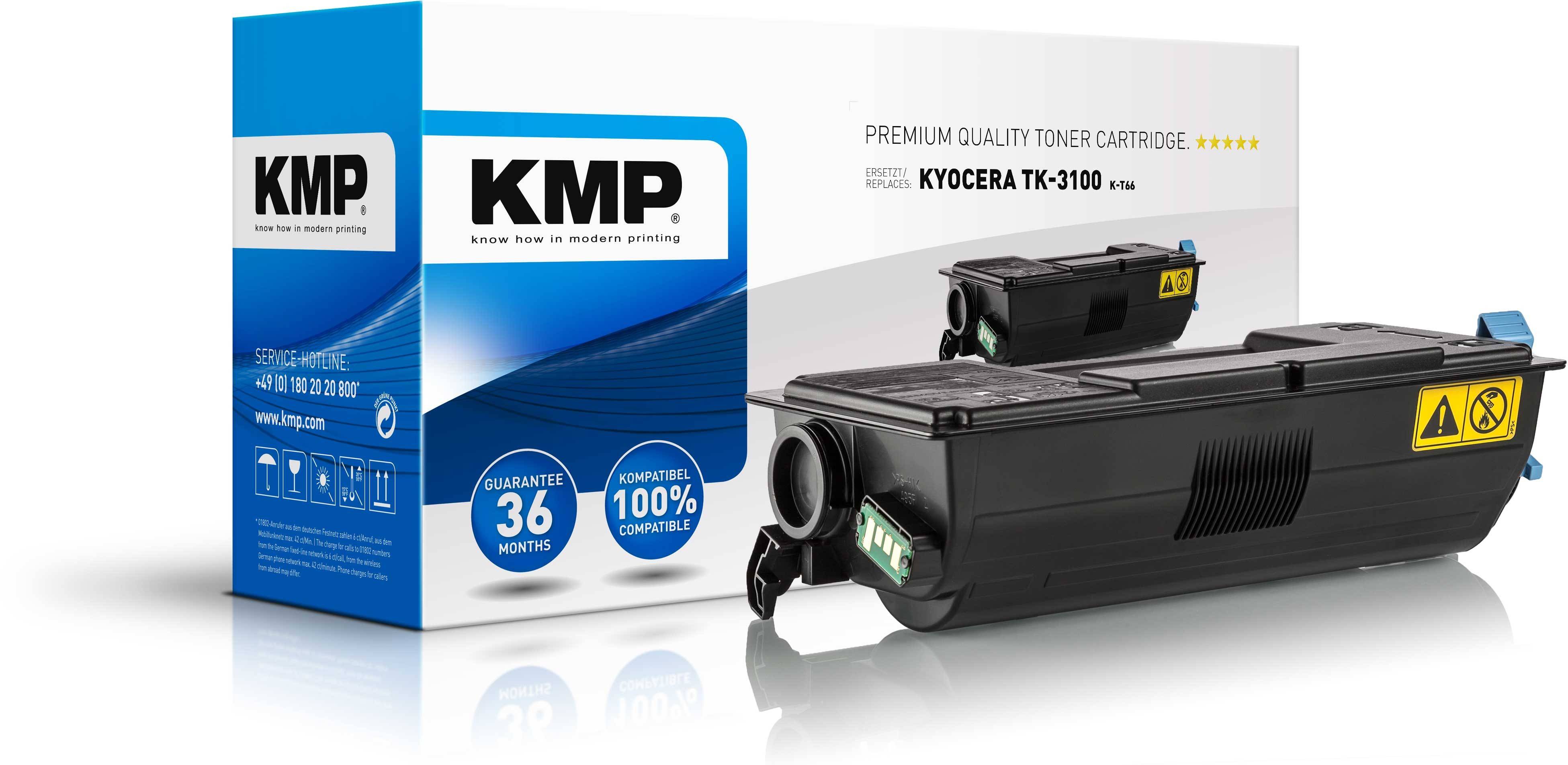 KMP Toner Kyocera TK-3100/TK3100 black 16500 S. K-T66