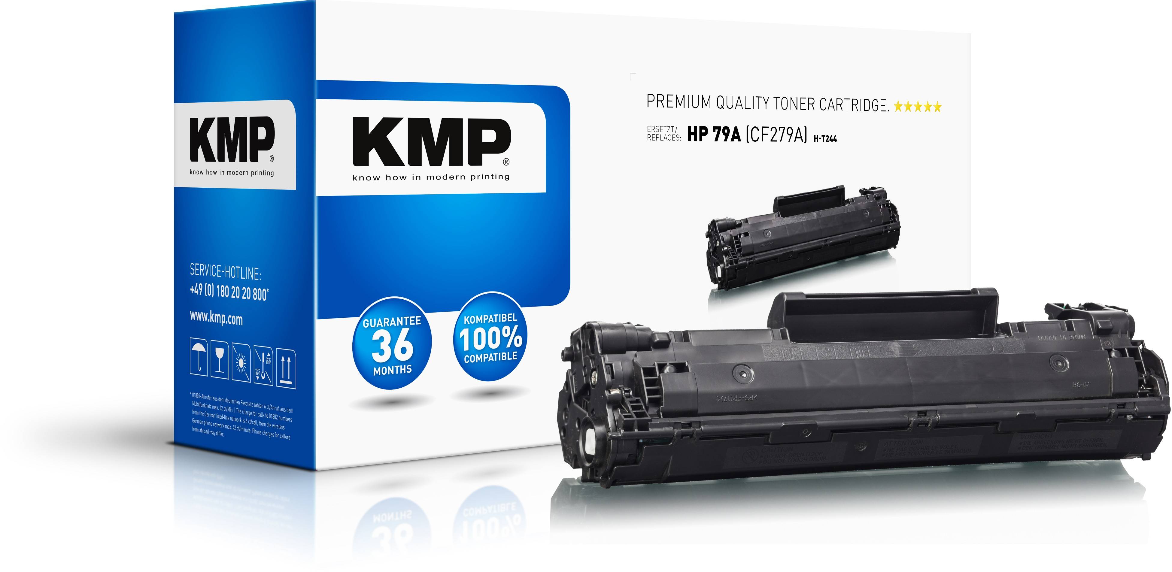 KMP Toner ersetzt HP 79A, CF279A Kompatibel Schwarz 1000 Seiten H-T244 2542,0000