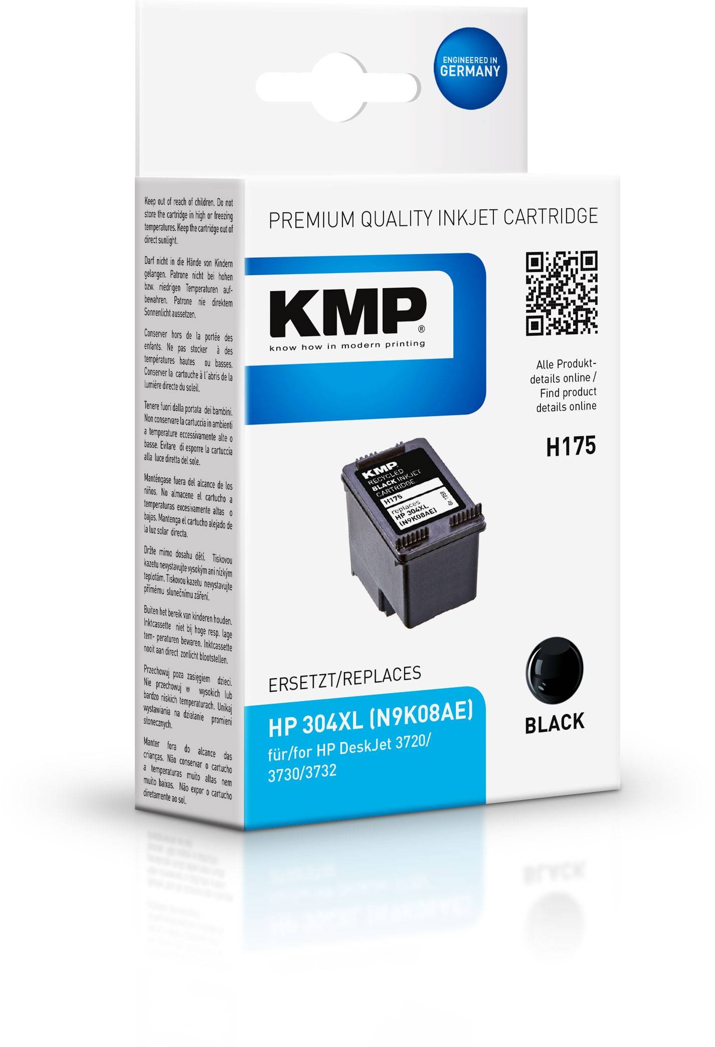 KMP H175BX - Hohe Ergiebigkeit - Schwarz - kompatibel