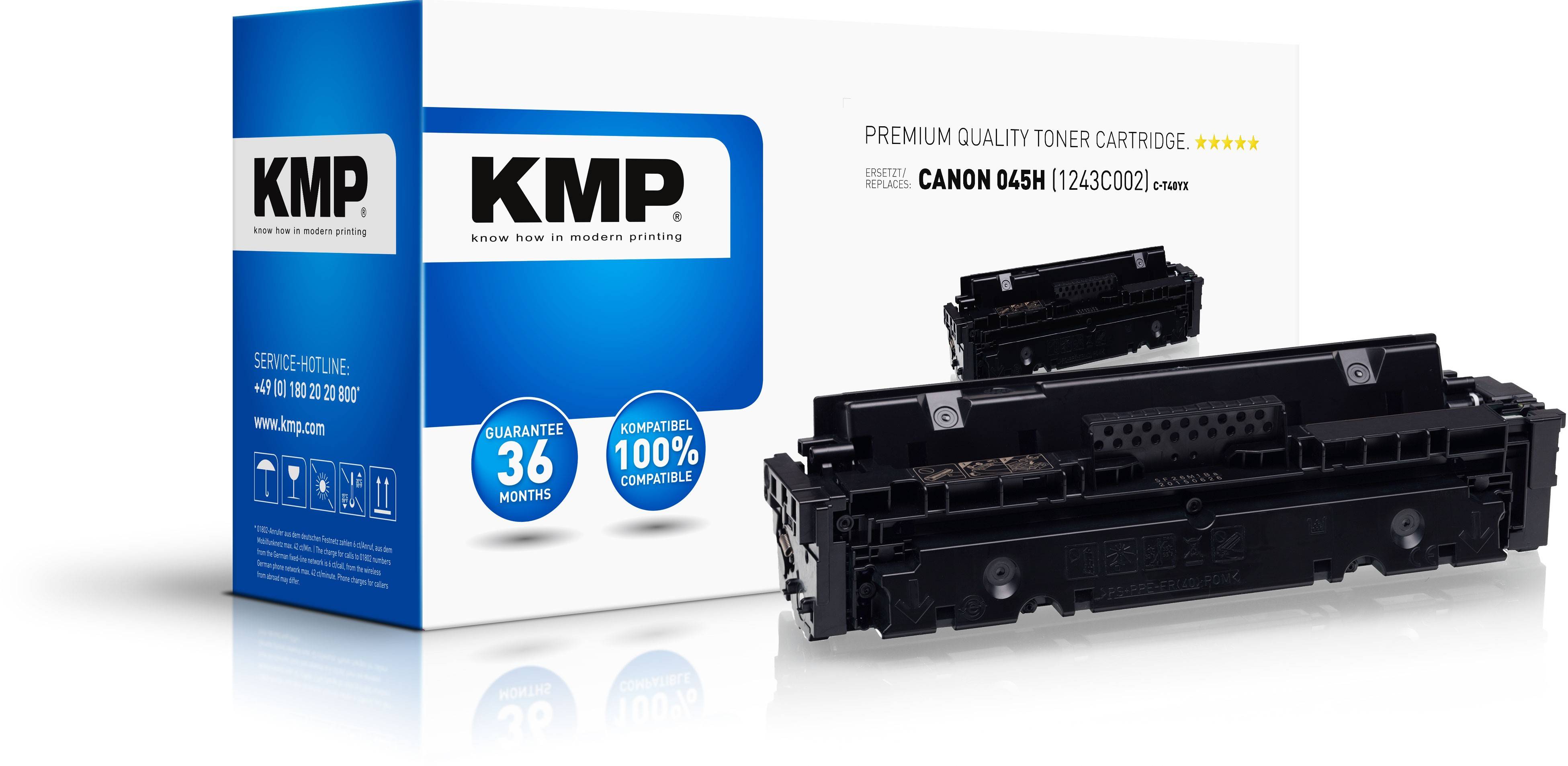 KMP Tonerkassette ersetzt Canon 045H Kompatibel Gelb 2200 Seiten C-T40YX