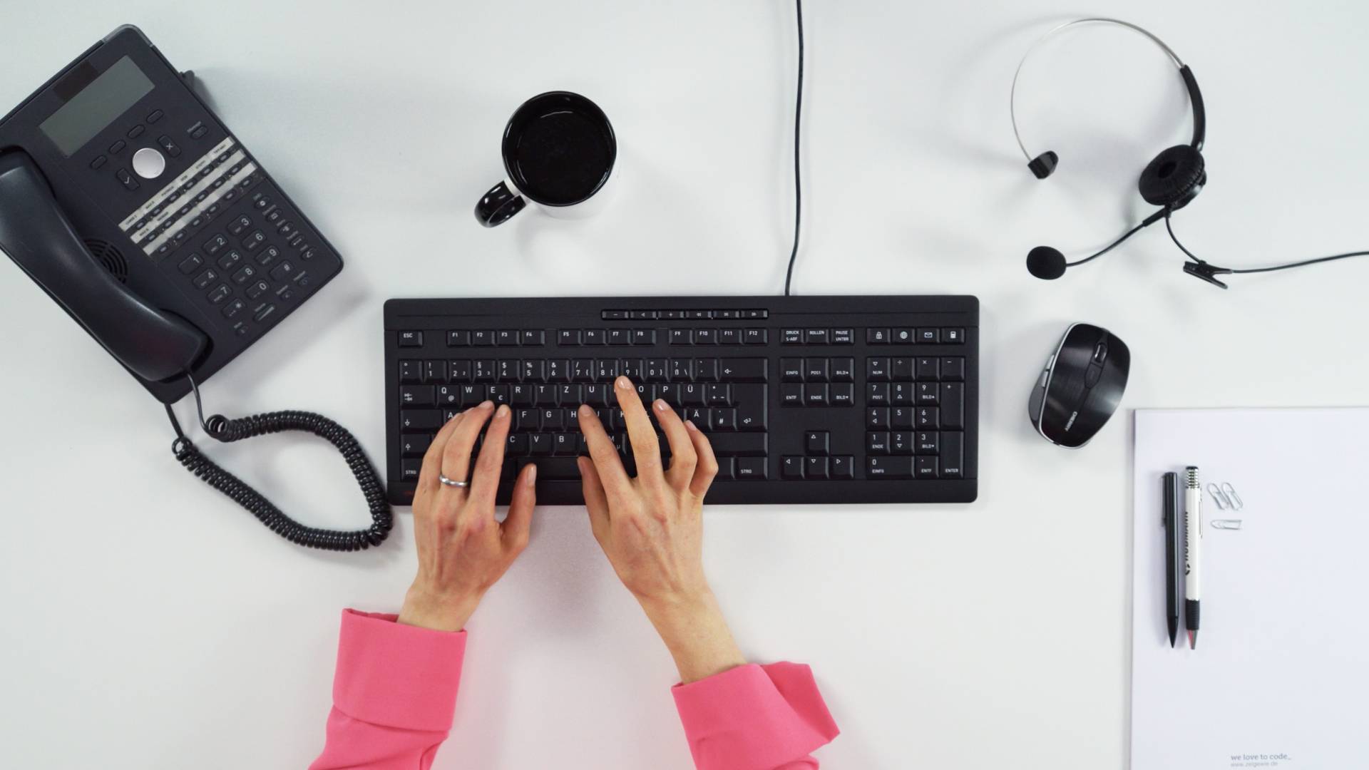 CHERRY Stream USB Tastatur Schweiz, QWERTZ Schwarz