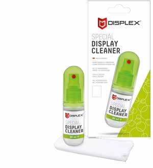 Displex Display Cleaner inkl. Mikrofasertuch Set