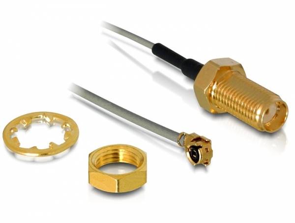 HF Kabel Delock I-PEX -> SMA St/Bu 0.50m