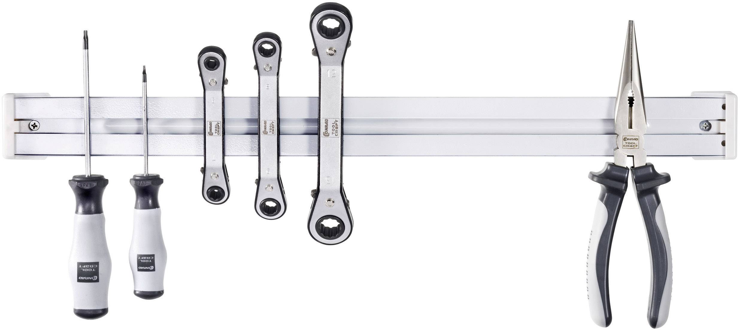 TOOLCRAFT 83 74 71 Werkzeug-Magnetleiste (L x B) 500mm x 40mm 1St.