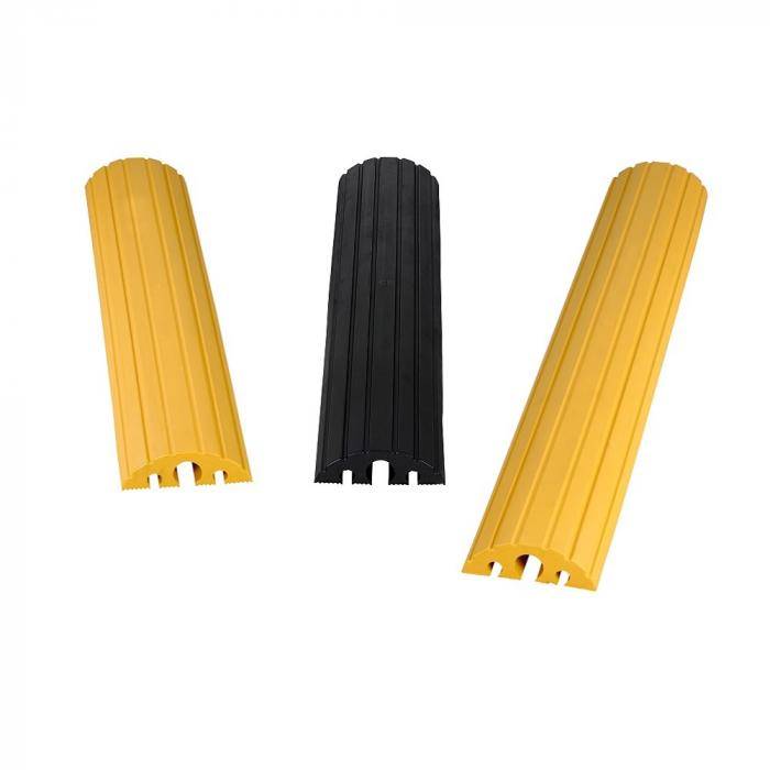 Schlauch- und Kabelbrücke bis 40 t, für Kabel bis Ø 40 mm, schwarz, 1,2 m