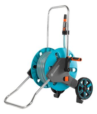 GARDENA 18513-20 CleverRoll M Set Schlauchwagen 13 mm 20 m 1/2 Zoll 1 St. Grau, Türkis, Orange
