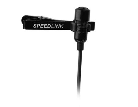 SPEEDLINK SL-8691-SBK-01 Spes Clip-On Metal Microphone