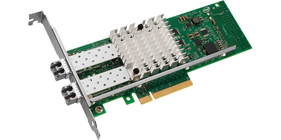 Intel Ethernet Converged Network Adapter X520-SR2 - Netzwerkadapter - PCIe 2.0 x8 Low-Profile - 10GBase-SR x 2