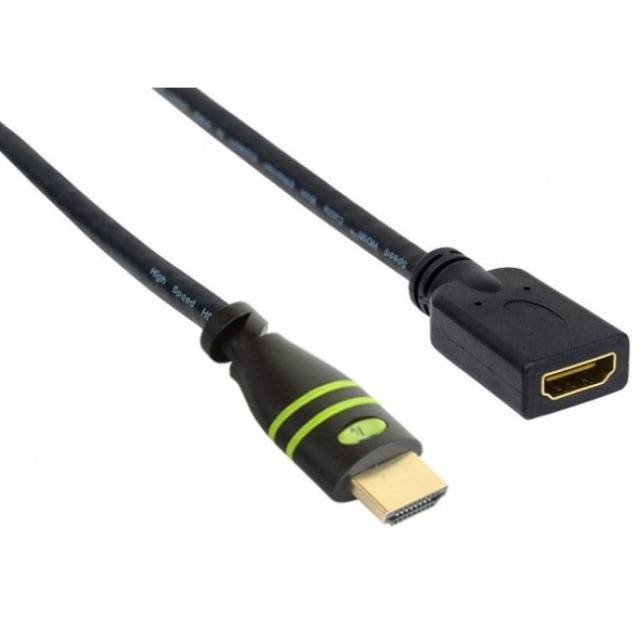 Techly ICOC HDMI2-4-EXT075, 7,5 m, HDMI Typ A (Standard), HDMI Typ A (Standard), 3D, 10 Gbit/s, Schwarz