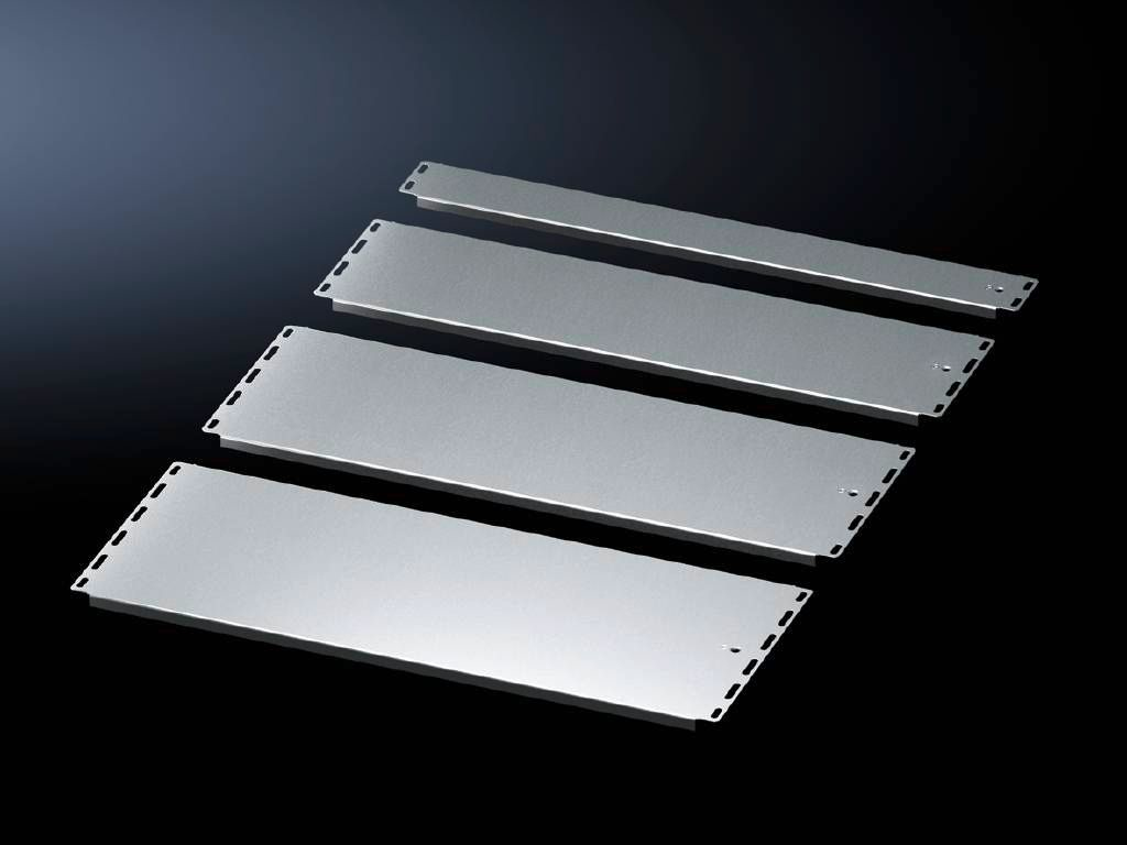 Rittal 5301337 19 Zoll Netzwerkschrank-Bodenblech Geschlossen Geeignet für Schranktiefe: 800 mm