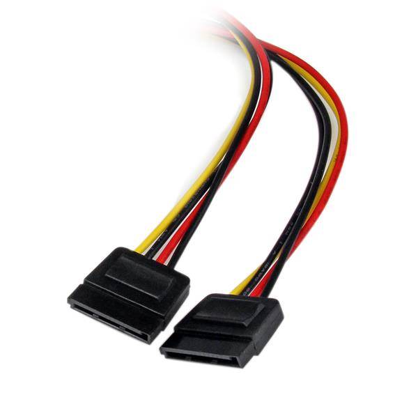 StarTech.com SATA Y-Stromkabel - Splitter Power Y-Kabel mit 2 x SATA intern 1 x Molex (Stecker)