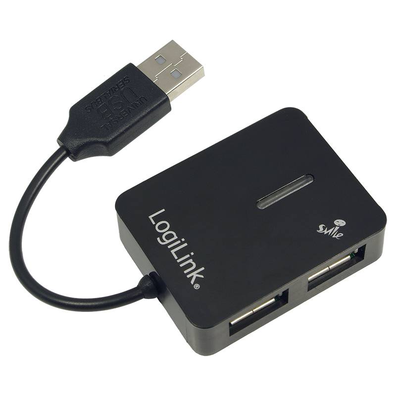 LogiLink USB 2.0 4-Port Hub Kabel & Adapter USB USB-Hubs /-Adapter